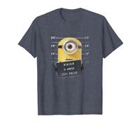 Despicable Me Minions Stuart Didn't Do It T-Shirt, Men, Heather Blue, 4X-Large