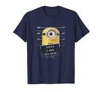 Despicable Me Minions Stuart Didn't Do It T-Shirt, Men, Navy Blue, 3X-Large