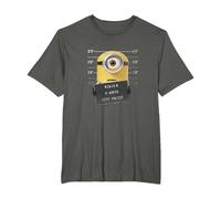 Despicable Me Minions Stuart Didn't Do It T-Shirt, Men's Big and Tall, Asphalt Grey, 5X Tall