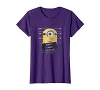 Despicable Me Minions Stuart Didn't Do It T-Shirt, Women, Purple, Medium