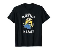 Despicable Me Minions Stuart I Have A Black Belt In Crazy T-Shirt