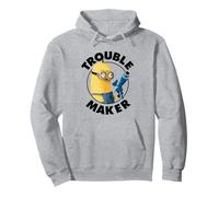 Despicable Me Minions Tim Troublemaker Black Text Pullover Hoodie
