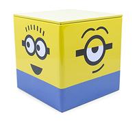 Despicable Me Minions Tin Storage Box Cube Organizer with Lid | 4 Inches