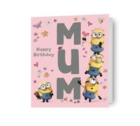 despicable me, mum, birthday card