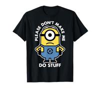 Despicable Me Please Don't Make Me Do Stuff Simple Minion T-Shirt