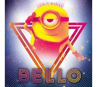 Despicable Me Pyramid International 3 (80's Bello) -Canvas Print 40 x 40cm, Wood, Multi-Colour, 40 x 40 x 1.3 cm
