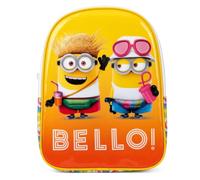 Despicable Me School Backpack Kevin Stuart Hawaiian Design | Easy wipe-clean front design Bright and colourful Despicable Me character design School Backpack