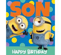 DESPICABLE ME SON BIRTHDAY CARD MINIONS