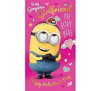 Despicable Me Valentines Day Card, To My Gorgeous Girlfriend