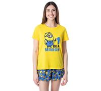 Despicable Me Womens' Minions 1 In A Minion Sleep Pajama Set Short, Multicolored, XS