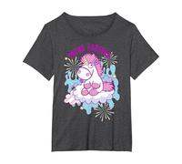 Despicable Me Yours Forever Unicorn On A Cloud T-Shirt, Women's Plus, Dark Heather Grey, 3X