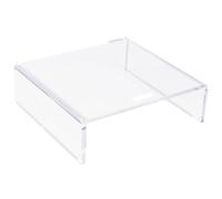 DESQ 1539 High Quality Letter and Storage Baskets - Monitor Stand, 6 mm, Clear