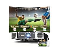 DESS 4K Smart Home Theater Video Projector with WiFi, Bluetooth, HDMI