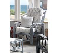 Desser Madrid Grey Natural Rattan Conservatory Sofa Range Natural