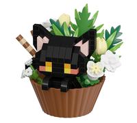 Dessert Animal Series Micro Particle Building Blocks Multi-Purpose Cute Cupcake Building Set Creative Potted Plant Building Blocks New Year Gift for Friends