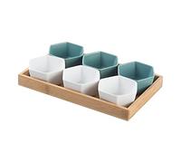 Dessert Bowls Dipping Sauce Dish Creative Sauce Dish Ceramic Snack Dried Fruit Plate Porcelain Serving Platter Sauce Bowl Household Dessert Dish Kitchen Tableware Bowl Set Plates