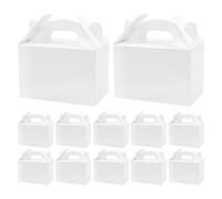 Dessert Boxes, Candy Containers, 12 Pieces | DIY Paper Boxes for Snacks - for Teenagers Hobby Lovers Birthday Holidays Wedding Parties Events