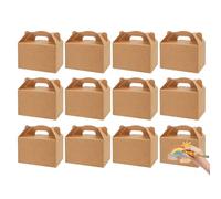 Dessert Boxes | Pack of 12 DIY Candy Containers, DIY Paper Boxes for Snacks | for Teenagers Hobby Lovers Birthday Holidays Wedding Party Events