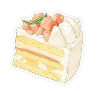 Dessert Cake Memo Pad Lovely Sticky Notes Simple Sweet Station Series School Office Surprise Lovely Memo Dessert Cake Sweet Station Series