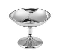 Dessert Calcini - Elegant Portion Cups | Stainless Steel Mousse Cups and Candy Bowls, Chic for Ice Cream, Pudding, Fruit Salads, Chocolate Mousse and Plates