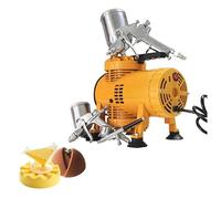 Dessert Chocolate Spray Gun, Airbrush Cake Decorating Kits, with High Precision Gear Four Spray Guns Two Cylinder, Dessert Mousse Sandblasting Machine, for Cupcakes Bake