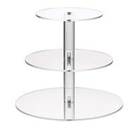 Dessert Display Stand Acrylic Cupcake Stand 3tier Round Dessert Display Stand Clear Dessert Tower for Wedding Birthday Party Decor 20 * 22.5cm