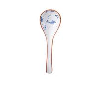 Dessert Spoon, Soup Spoons Ceramic Soup Ladle for Miso Soup Noodle Porridge