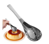 Dessert Stuff Metal - High Stainless Steel Spoon, Korean Dessert Spoon | Multifunctional Kitchen Cutlery Utensil, Safe Ideal for Oatmeal, Coffee, Desserts, Chocolate
