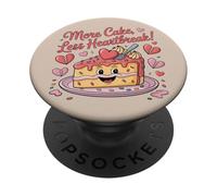 Dessert Sweet Bakery More Cake Less Heartbreak Baking PopSockets Adhesive PopGrip