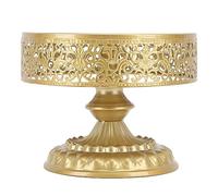 Dessert Table Display Set, Cake Stands Gold Cake Stand Cake Display Stand for Wedding Birthday Party Celebration(Small)
