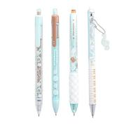 Dessert Theme Pen Set 0.5 Mm Fine Point, 4 Pack Smooth Gel Writing Pens for Homework Journaling and Work Notes Novelty Writing Gel Pens Fine Tip Note Taking List Making Planner Supplies Study Desk Box