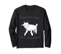 Dessine-Moi Un Mouton Sheep Cute Illustration Long Sleeve T-Shirt