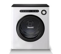 Dessiz Clothes Dryer, 970w, 1.6 Cu.Ft. Machine with Stainless Steel Drum, 11lbs with Exhaust Hose,Digital Control, Auto Stop with Hygrometer Sensor, Dryer for Apartments, Home, RV, Dorms
