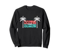 Destin Florida Beach Palm Tree Summer Retro Vacation Sweatshirt