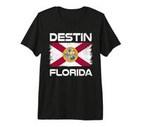 Destin Florida Flag Design Destin FL Flag Premium T-Shirt