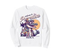 Destin Florida Paradise Alligator Retro Style Design Sweatshirt