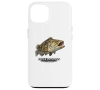 Destin Pass Florida Goliath Grouper Fishing Watercolor Case for iPhone 13