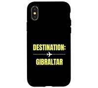 Destination Gibraltar Travel Vacation Holiday Tourist Case for iPhone X/XS