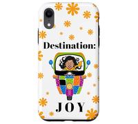 Destination Joy Retro Scooter Positive Vibes Design Case for iPhone XR