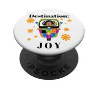 Destination Joy Retro Scooter Positive Vibes Design PopSockets Adhesive PopGrip