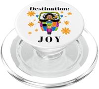 Destination Joy Retro Scooter Positive Vibes Design PopSockets PopGrip for MagSafe