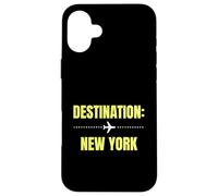 Destination New York Travel Vacation Holiday Tourist Case for iPhone 16 Plus