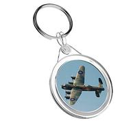 Destination Vinyl Keyrings 1 x Avro Lancaster Bomber Plane - Keyring IR02 Mum Dad Birthday #13086