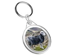 Destination Vinyl Keyrings 1 x Herdwick Sheep Mountain - Keyring IR02 Mum Dad Kids Birthday #12563