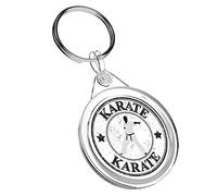 Destination Vinyl Keyrings 1 x Karate Champion - Keyring IR02 Mum Dad Kids Birthday #4795