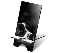 Destination Vinyl Ltd 1 x 3mm MDF Mobile Phone Stand - Border Collie Sheep Dog Pets Animals Wooden Stand Holder for Mobile Phone, Smartphone #8639