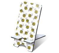 Destination Vinyl ltd 1 x 3mm MDF Mobile Phone Stand Flying Bumble Bee Pattern Wooden Holder for Mobile Phone, Smartphone #170242