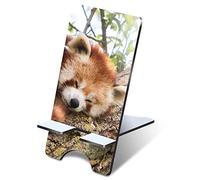 Destination Vinyl Ltd 1 x 3mm MDF Mobile Phone Stand - Lesser Red Panda Wooden Stand Holder for Mobile Phone, Smartphone #14217