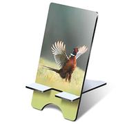 Destination Vinyl Ltd 1 x 3mm MDF Mobile Phone Stand - Male Ringneck Pheasant Bird Wooden Stand Holder for Mobile Phone, Smartphone #45660