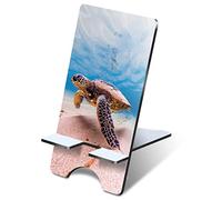 Destination Vinyl Ltd 1 x 3mm MDF Mobile Phone Stand - Swimming Turtle Sea Creature Wooden Stand Holder for Mobile Phone, Smartphone #8503